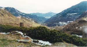 View form the old church overlooking the valley